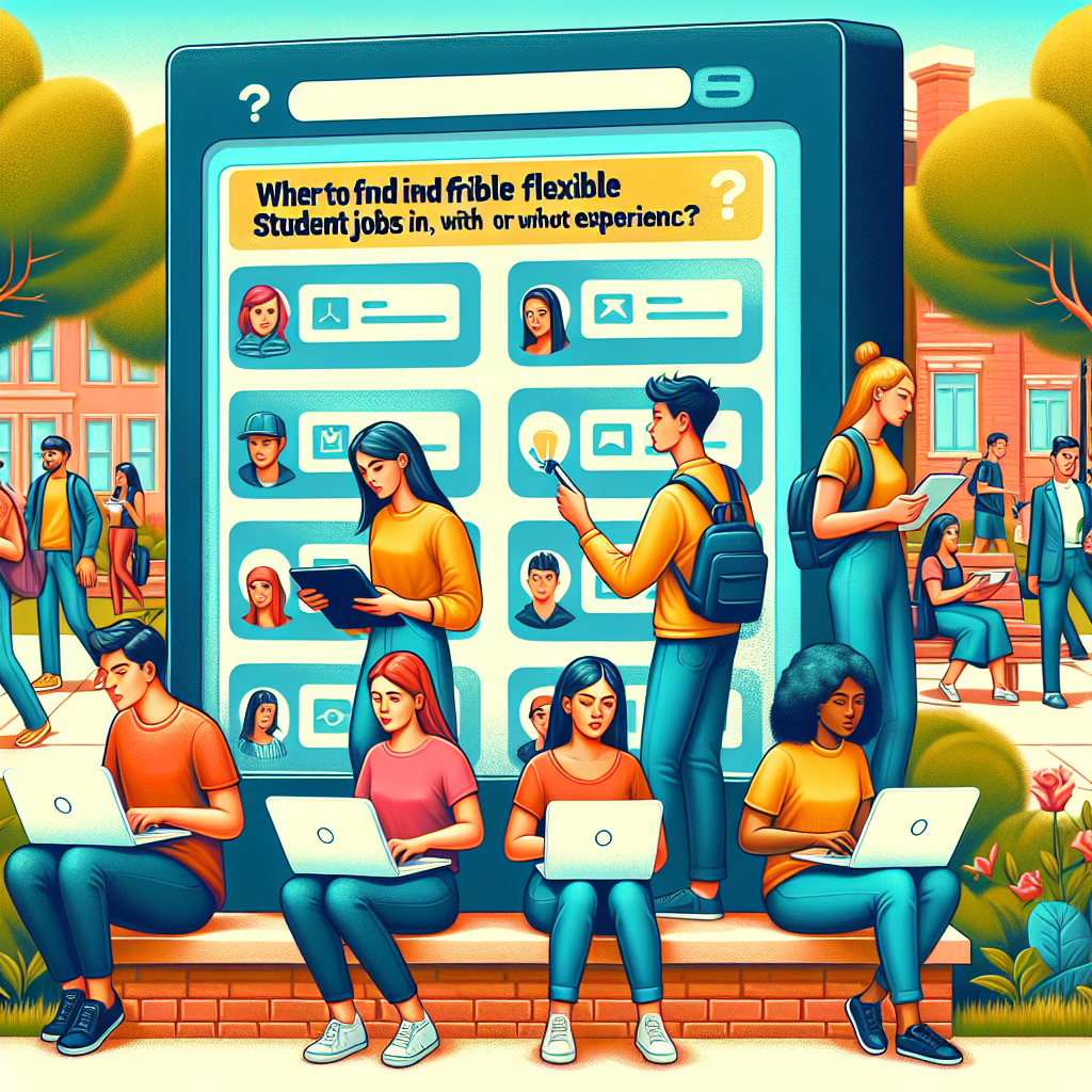 Où trouver des jobs étudiants flexibles à la rentrée ? (avec ou sans expérience)